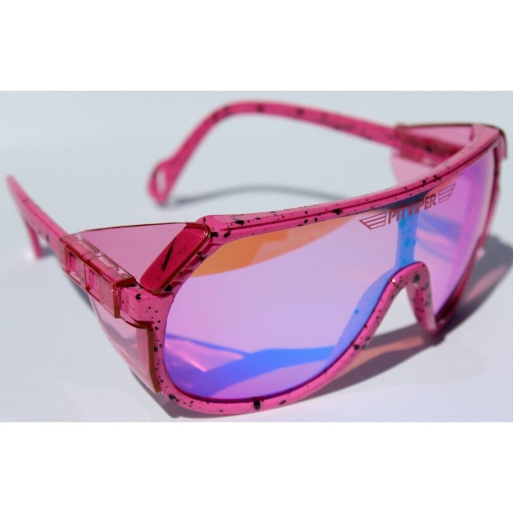 PIT VIPER The Crawdaddy Climax Grand Prix Sunglasses Pink/Blue NEW - Picture 3 of 8